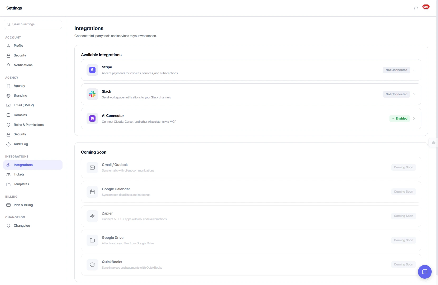 Email branding settings with SMTP configuration and branded template preview